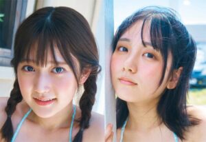 水着で初「ペアグラビア」挑戦！！　AKB48グラビア新星・鈴木くるみ＆田口愛佳で、