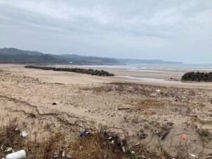 驚愕！海岸線が250メートル動いて、
