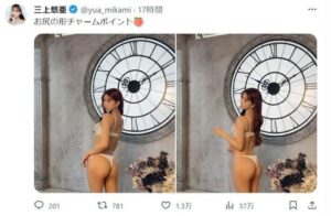 美尻あらわＴバックのランジェリーが、